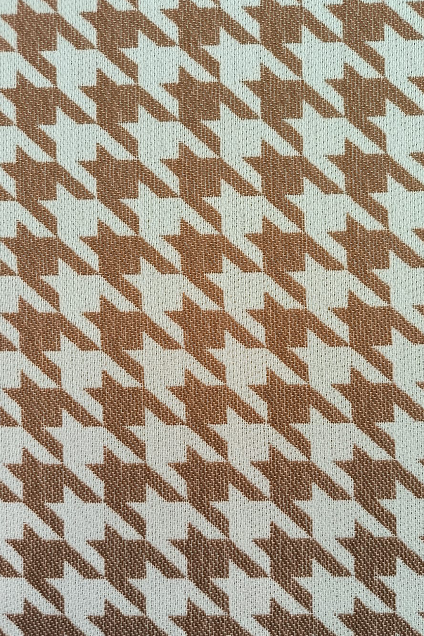 Bandolera Houndstooth MacChiato