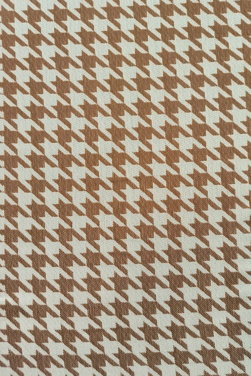 Bandolera Houndstooth MacChiato