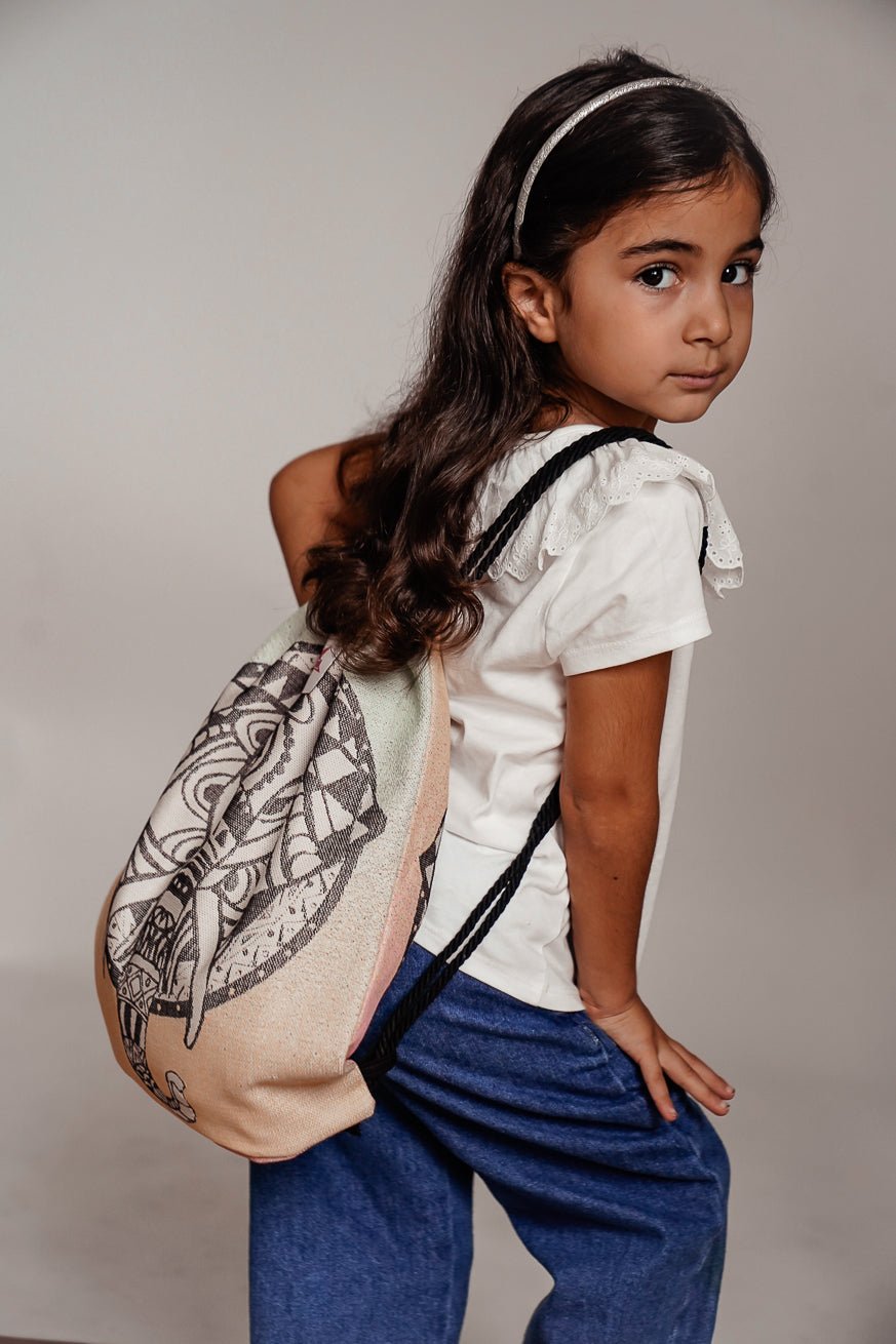 Mini Sac Hipster Éléphant Mandala Sauvage - KOKADI