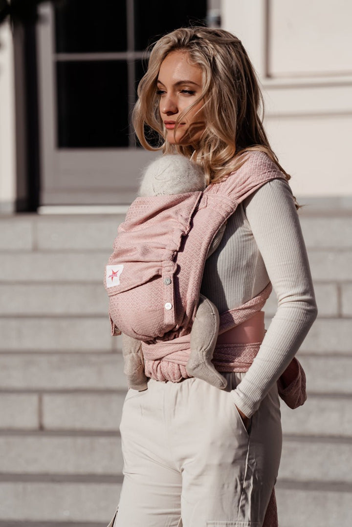 Portabebé WrapStar Heart2Heart Rosado - KOKADI