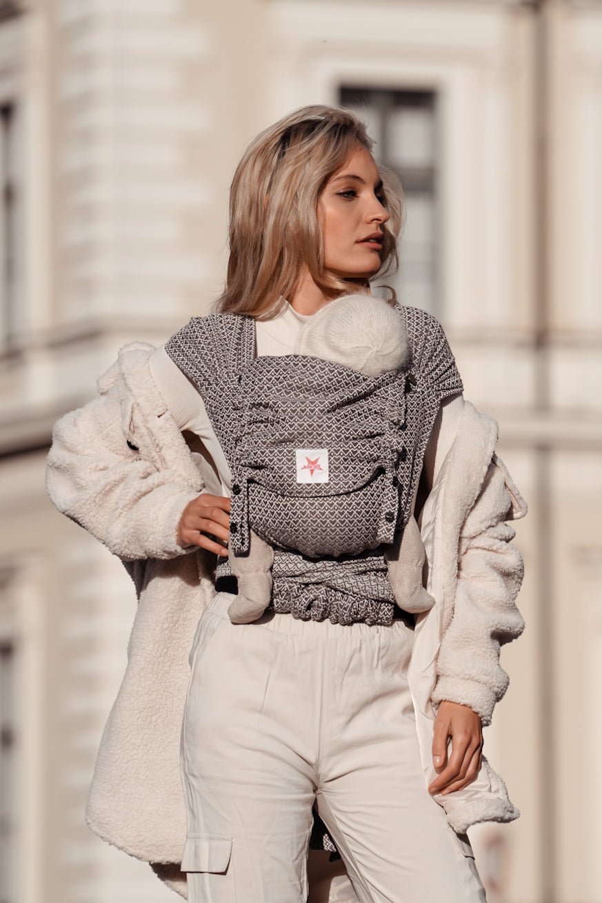 Babytrage WrapStar Heart2Heart Stone - KOKADI