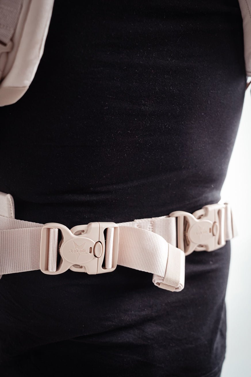 Extensión de cinturón lumbar con cierre de estrella crema - KOKADI