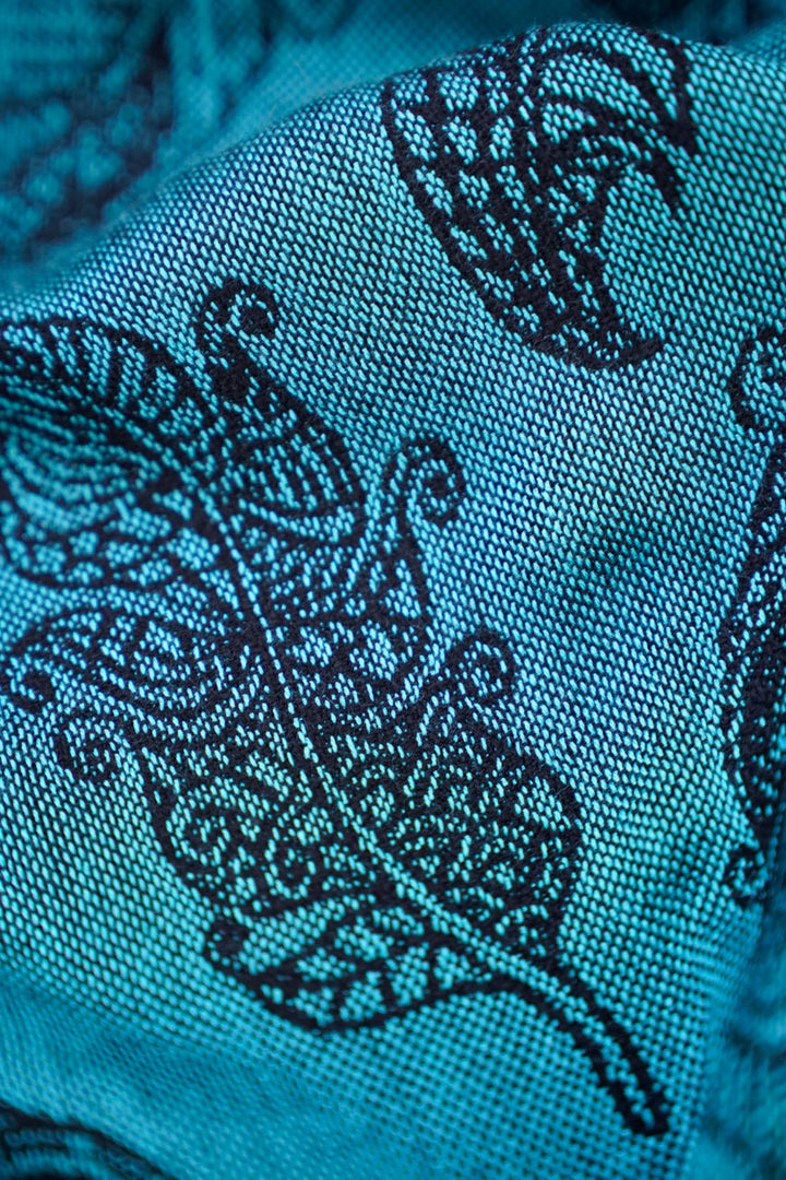 Toalla de peluche con mandala y plumas Alexander - KOKADI