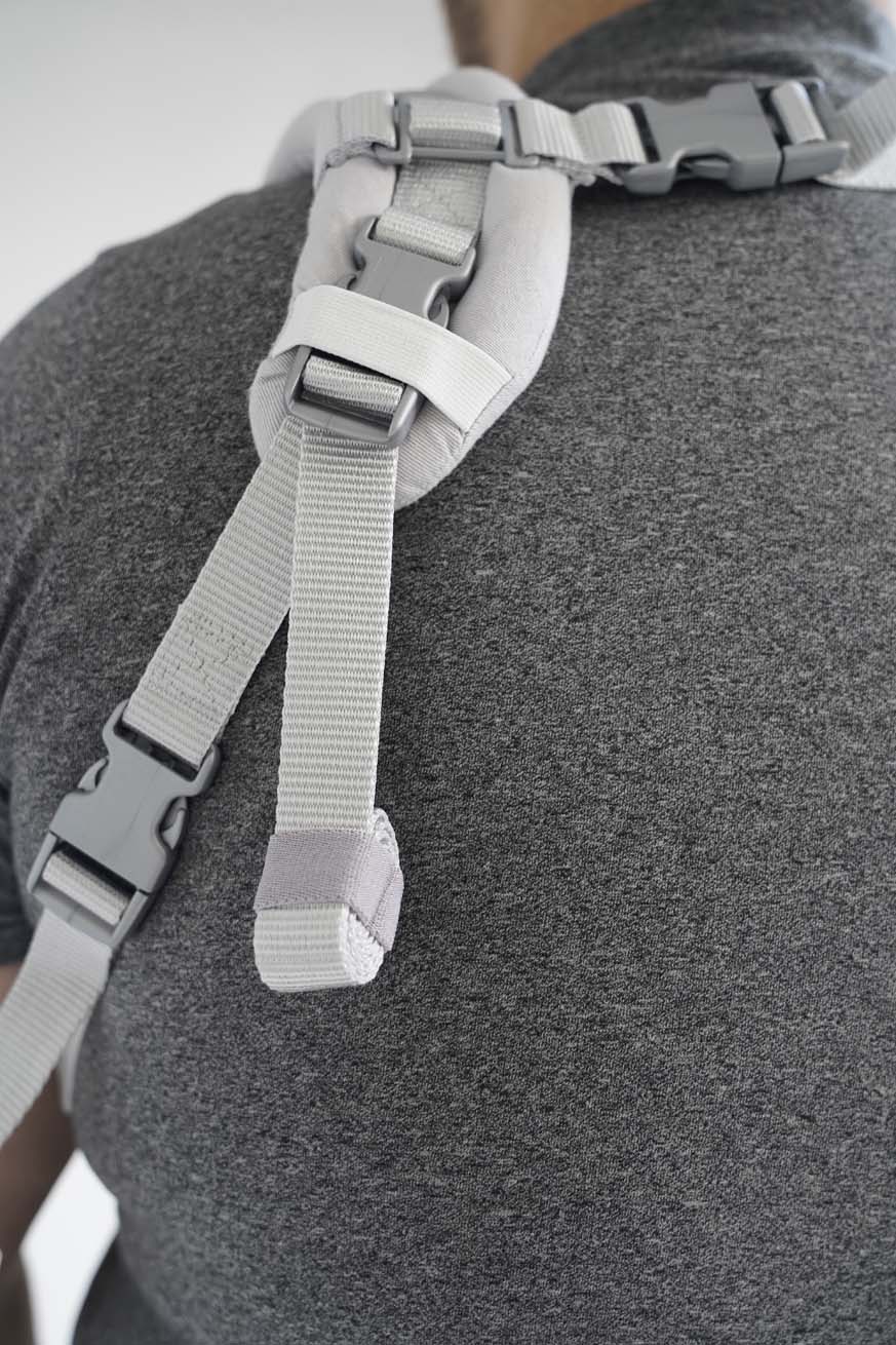 Hebilla de extensión para correa de hombro Silverline brillante - KOKADI